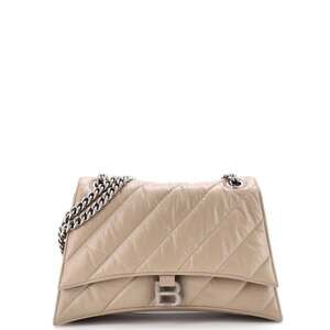 Balenciaga Crush Chain Flap Bag Quilted #243329B13B